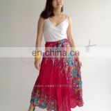 Ladies Fasion Long Floral Print hippie gypsy style Skirts