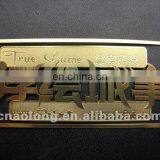 Engravable Custom Brand Logo Cooper Metal Bookmark/book Marks for Souvenir