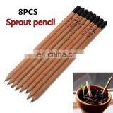 Natural Funny Promotion Wood Flower Fruit Grass Seeds Sprout Plant Pencil With Seeds thumbnail-4