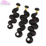 Brazilian Virgin Hair Body Wave Bundles Unprocessed Remy Virgin Hair Extensions16 18 20 Inch 3 Bundles Natural Color thumbnail-2