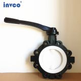 INVCO lug type butterfly valve/Fluorine lining butterfly valve for oil and gas