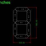 Led Digital Green Display/ Outdoor1digits Gas Price Led Signs/ 22 Inch 7 Segment Led Display thumbnail-5