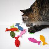 Customized Nature Fish Shape Felt Cat Toy With Various Colors thumbnail-2