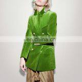 TWOTWINSTYLE Elegant Notched Long Sleeve Pocket Women's Blazer thumbnail-2