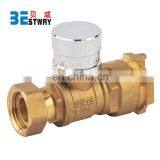 Magnetic Lockable Brass Ball Valve With Magnetic Handle thumbnail-4