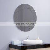 Tinted CNC Engraved Design Acid Etched Glass Silver Mirror thumbnail-4