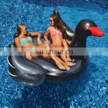 2021 New design summer hot sale swimming pool inflatable swan float