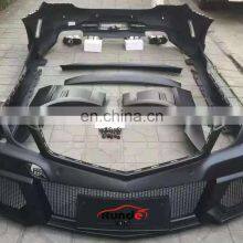 Runde WD Style Body Kit With Front Rear Bumper Side Skirts Fender Spoiler For 2009-2013 MERCEDES E-Class C207 W207 Body Kit thumbnail-2