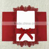 Royal Lining For White Elegant Laser Cut Wedding Invitations thumbnail-6