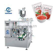 Пакет с молнией, жидкий кетчуп, роторное дозаторно-упаковочное и запечатывающее оборудование для лотков, упаковочная машина для пакетов, поднимающихся на ножки