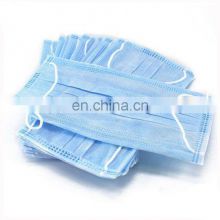 Security Safety Nonwoven Face Mask Full Protective 3ply Face Mask Food Industry Disposable Mask