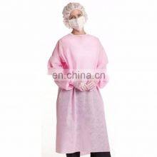Xiantao Manufacturer PP/PP+PE/SMS Non Woven Visit Gown White Yellow Blue Green Disposable Isolation Gown thumbnail-5