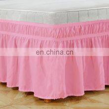 Amazon Hotsale Easy Fit Wrap Around Elastic America Style Bed Cover Skirt Bed Skirts For Home thumbnail-2