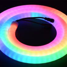 LED round 360 degree decorative neon silicone lighting IP65 landscape magic neon light neon flex