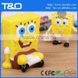 Cartoon Cute Spongebob 2600mah External Battery Power Bank thumbnail-3