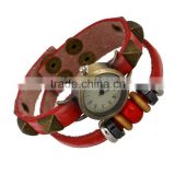 ethnic jewelry multi wrap watch leather bracelet personalized multy layer strand snap buckle bracelets