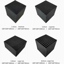 Activated Carbon Charcoal Smoking Filter Deodorant Honeycomb Activated Carbon Black Filter Made in China thumbnail-2