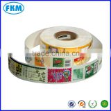 double layer label sticker