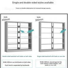 Heavy Duty Metal Library Shelving PCB049 |1.2mm SPCC Steel Double-Sided Bookstack With Adjustable Laminate for School & Public Libraries thumbnail-2