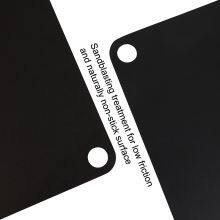 Pre-Seasoned Carbon Steel Pizza Baking Stone for Oven and Grill thumbnail-2