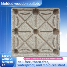 Dedicated Molded Wood Pallets for Sea Freight Water-Resistant Mold-Resistant, Fumigation-Free, and Facilitating Rapid Customs Clearance thumbnail-1
