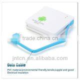 Mini Rechargeable Build-in Cable Mobile Phone Battery Chager Power Bank Supply MP001 thumbnail-1