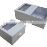 Factory Customized Paper Socks Packing Box with PVC Window Cover                        
                                                Quality Choice