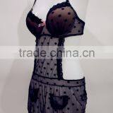 Sexy Mature Baby Doll Lingerie Baby Doll Fashion Lace Open Transparent ,nylon/spandex Underwear thumbnail-2