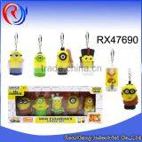 Hot Sale Custom Rubber Minions Keychain Toys thumbnail-2