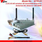 WTR-03 1.2Ghz AUDIO&VIDEO transmission&reception, 200mW
