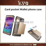 Card Wallet ShockProof Hybrid Back Case Cover for Samsung Galaxy s5
