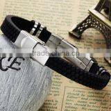Most Popular Bracelet Silicone Metal New Trendy thumbnail-2