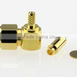 SMA Plug Male Right Angle Coaxial Connector 50 Ohms For 178U Cable thumbnail-3