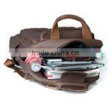 2014 Fashion Vintage Cowhide Leather Backpack Bag for Wholesale thumbnail-6