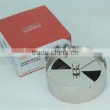 Thickening Round Tabletop Metal Ashtray With Rotatable Lid thumbnail-5