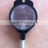 Driveway Safety Markers on Snowing Day