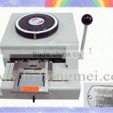 Dog tag embossing machine