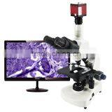 ZHONGXUN ZX-117MM(200HD) High Quality Trinocular Drawtube Biological Compound Microscope Theory With HDMI Camera thumbnail-5