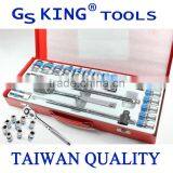 GS KING Socket Wrenches Tools Set 1/2DR 24pcs Blue Colour TS4024AAM Quality Choice