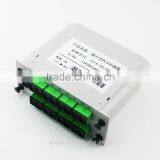 China Supplier Inserting Single Mode Plastic 1x16 PLC Optical Fiber Splitter Coupler thumbnail-1