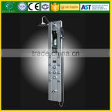 Thermostatic Aluminum Shower Panel With Eight Massage Jets