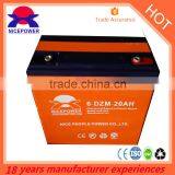 Maintenance Free 6-DZM-20 Lead Acid Battery 12v 20ah Nice Power Brand thumbnail-2
