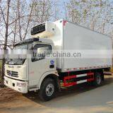 Customized design dongfeng 4x2 small refrigerator box truck for fishing