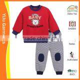 Baby and Small Children Colored Children Cartoon Cotton Knitted Homewear Sleepwear thumbnail-1