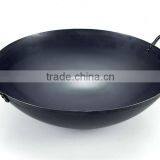 Strong Iron Wok Pan 27cm (10.62in) Handle Both Hands for Kitchen thumbnail-1