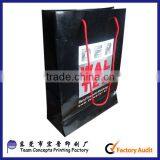 Creative Paper Christmas Carrier Carbon Black Paper Bag