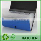 Expanding Plastic pp Folder With Button Closure