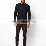 100% Pure Cotton Fine Lightweight Knit Ribbed Cuffs and Waistband, Scoop Neck Regular Fit Jumper thumbnail-6