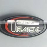 ECO-Friendly PVC Label For Garment, Soft PVC Trademark Brand, PVC Brand Label thumbnail-5