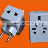 European Style 2 Round Pin AC Travel Adaptor (P7036)